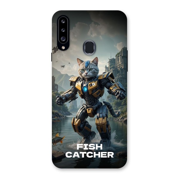 Fish Catcher Back Case for Galaxy A20s