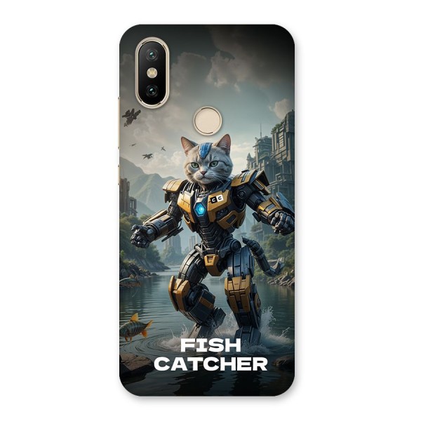 Fish Catcher Back Case for Mi A2