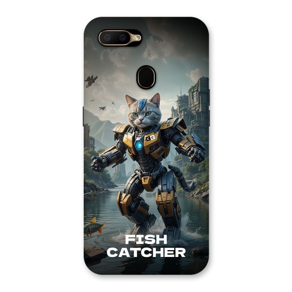 Fish Catcher Back Case for Oppo A5s