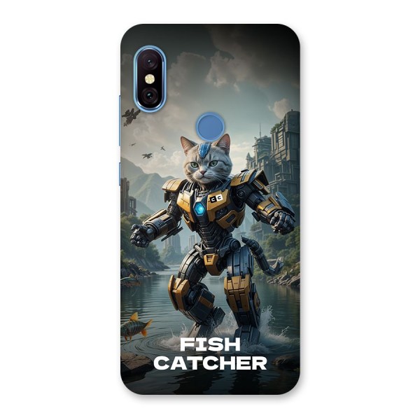 Fish Catcher Back Case for Redmi Note 6 Pro