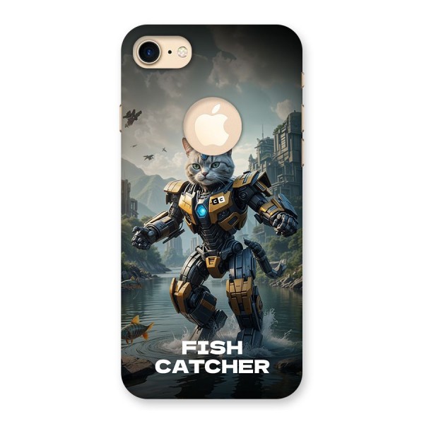 Fish Catcher Back Case for iPhone 8 Logo Cut