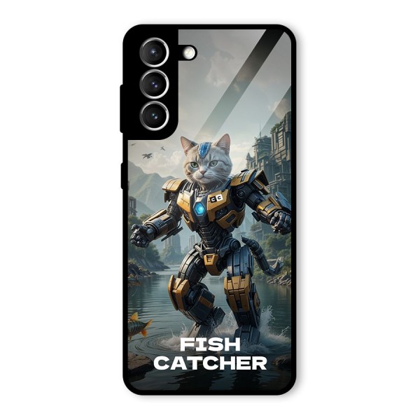 Fish Catcher Glass Back Case for Galaxy S21 5G