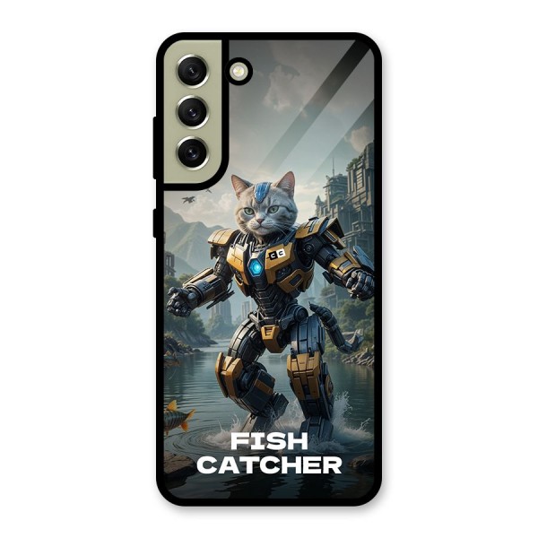 Fish Catcher Glass Back Case for Galaxy S21 FE 5G