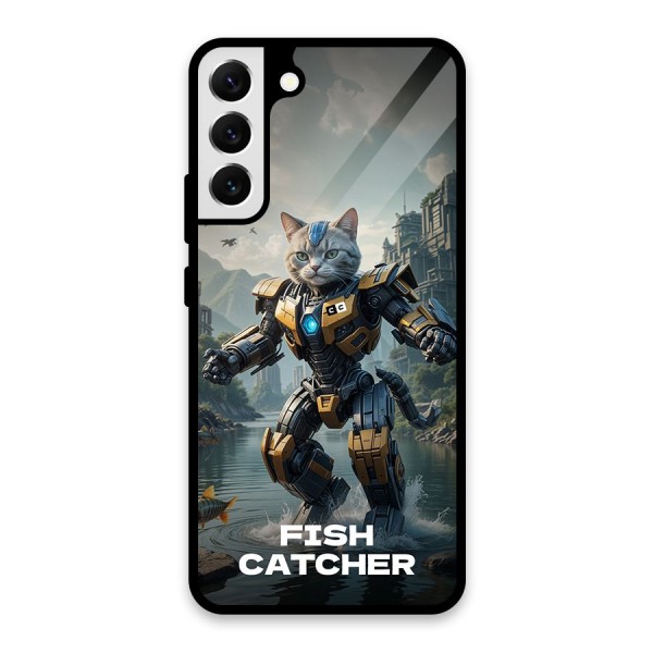 Fish Catcher Glass Back Case for Galaxy S22 Plus 5G