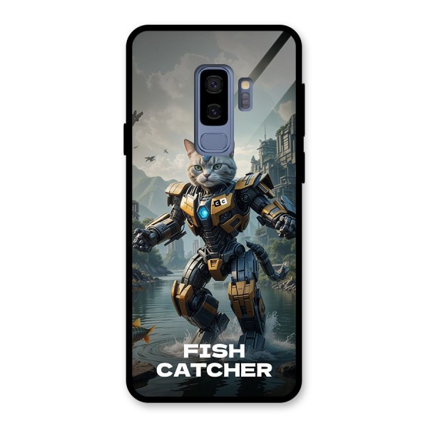 Fish Catcher Glass Back Case for Galaxy S9 Plus