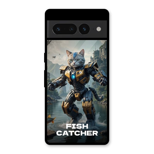 Fish Catcher Glass Back Case for Google Pixel 7 Pro