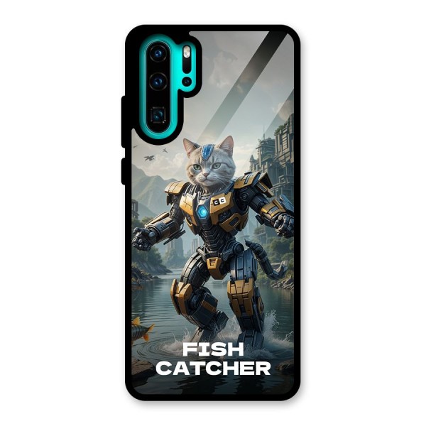 Fish Catcher Glass Back Case for Huawei P30 Pro