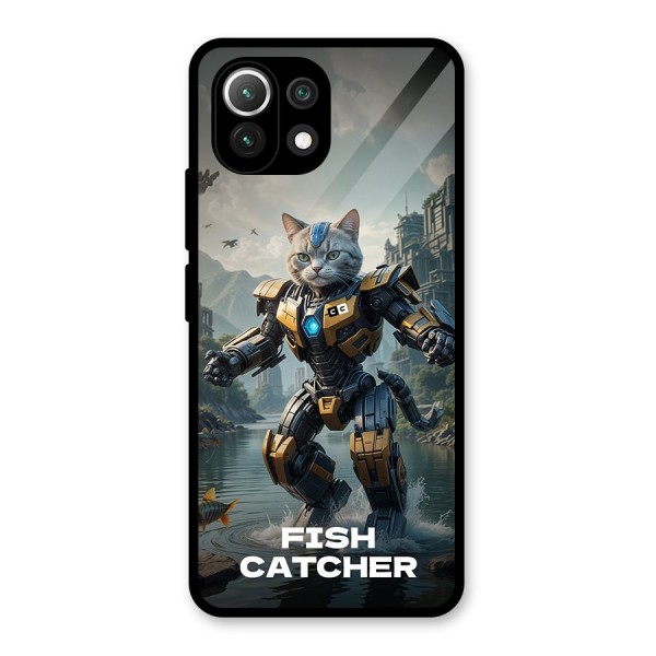 Fish Catcher Glass Back Case for Mi 11 Lite