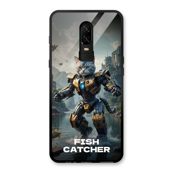 Fish Catcher Glass Back Case for OnePlus 6