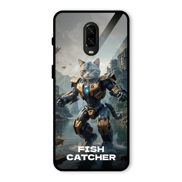 Fish Catcher Glass Back Case for OnePlus 6T