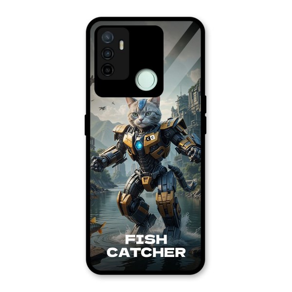 Fish Catcher Glass Back Case for Oppo A53