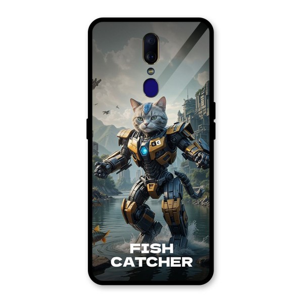 Fish Catcher Glass Back Case for Oppo F11