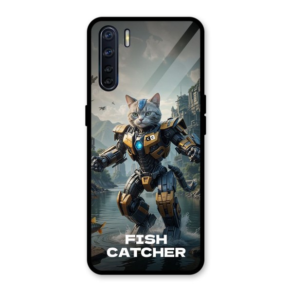 Fish Catcher Glass Back Case for Oppo F15