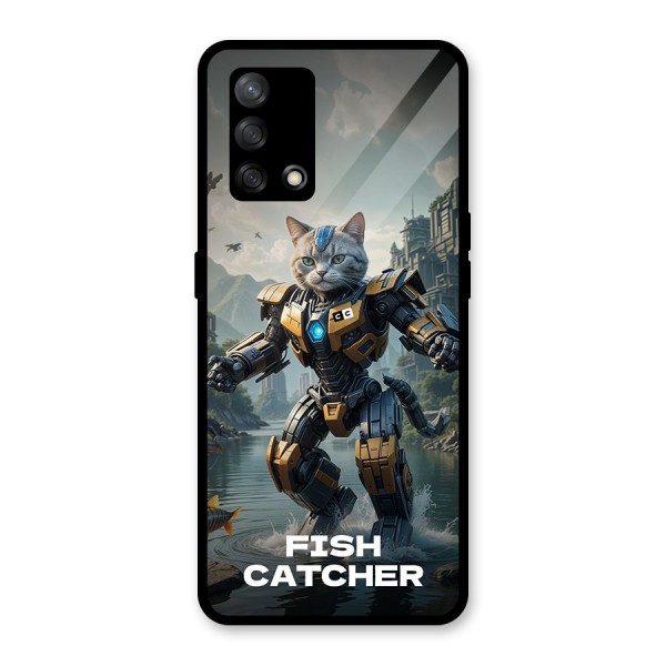 Fish Catcher Glass Back Case for Oppo F19