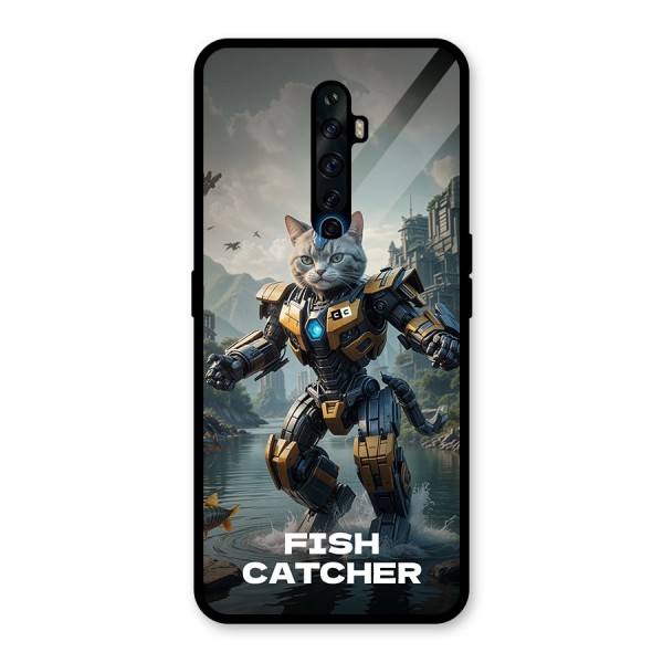 Fish Catcher Glass Back Case for Oppo Reno2 F