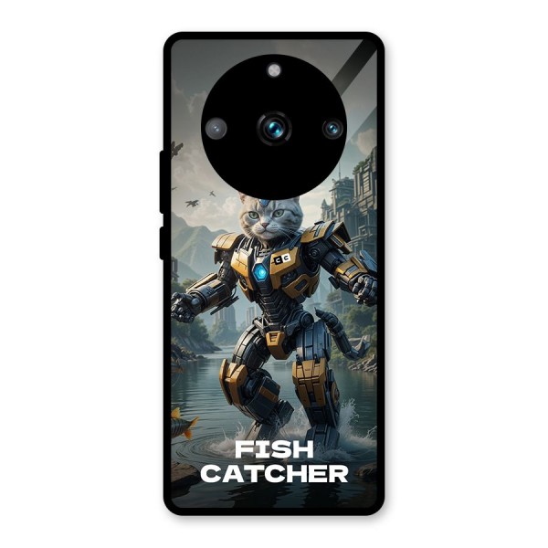 Fish Catcher Glass Back Case for Realme 11 Pro Plus