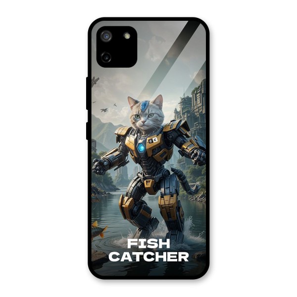 Fish Catcher Glass Back Case for Realme C11