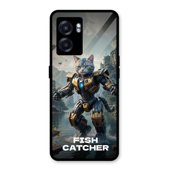 Fish Catcher Glass Back Case for Realme Narzo 50 5G