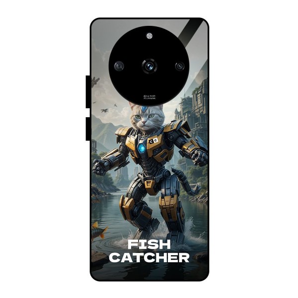 Fish Catcher Glass Back Case for Realme Narzo 60 5G