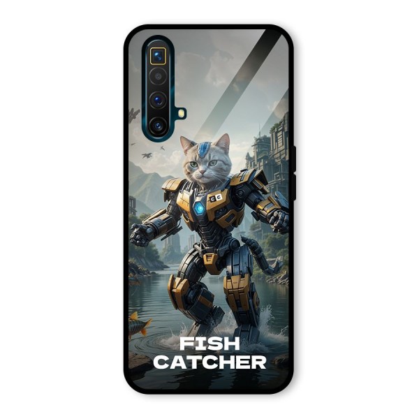 Fish Catcher Glass Back Case for Realme X3 SuperZoom