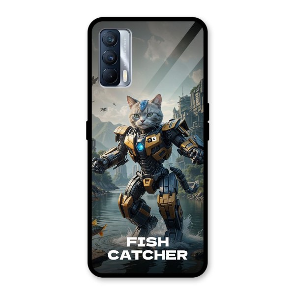 Fish Catcher Glass Back Case for Realme X7