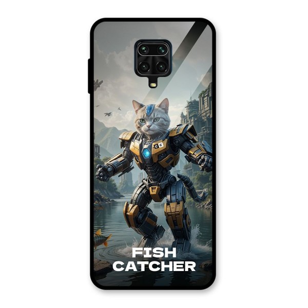 Fish Catcher Glass Back Case for Redmi Note 10 Lite