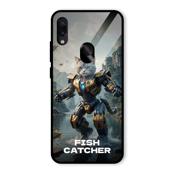 Fish Catcher Glass Back Case for Redmi Note 7