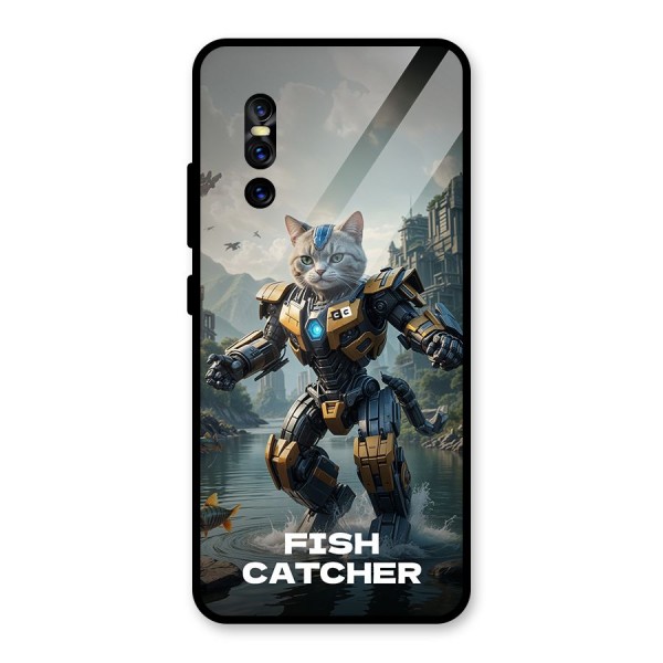 Fish Catcher Glass Back Case for Vivo V15 Pro