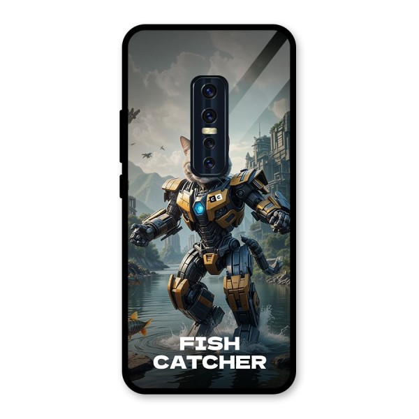 Fish Catcher Glass Back Case for Vivo V17 Pro