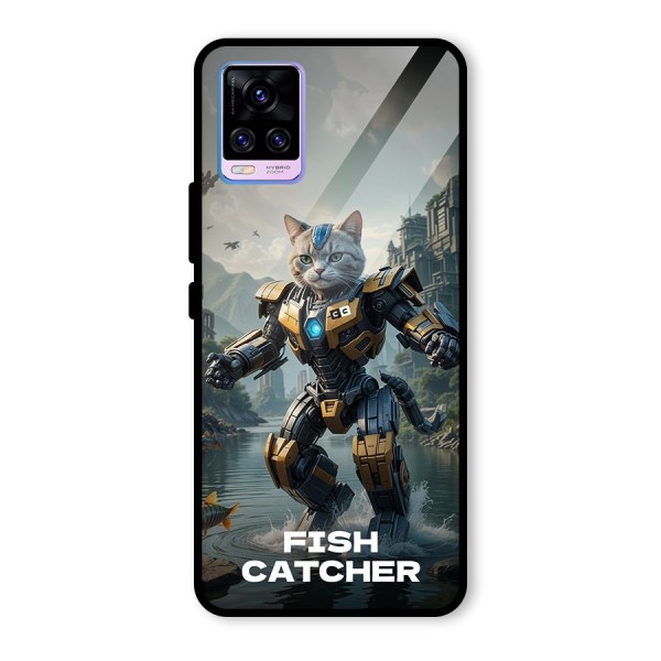 Fish Catcher Glass Back Case for Vivo V20 Pro