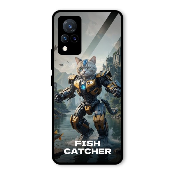 Fish Catcher Glass Back Case for Vivo V21 5G