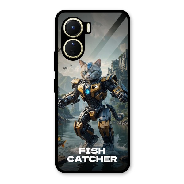 Fish Catcher Glass Back Case for Vivo Y56