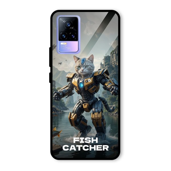 Fish Catcher Glass Back Case for Vivo Y73