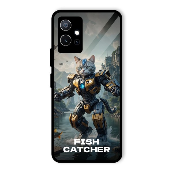 Fish Catcher Glass Back Case for Vivo Y75 5G