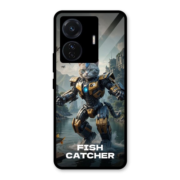 Fish Catcher Glass Back Case for Vivo iQOO Z6 Pro