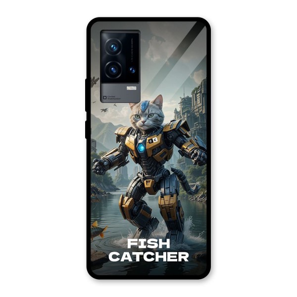 Fish Catcher Glass Back Case for iQOO 9 5G