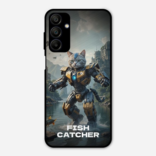 Fish Catcher Metal Back Case for Galaxy A15 5G