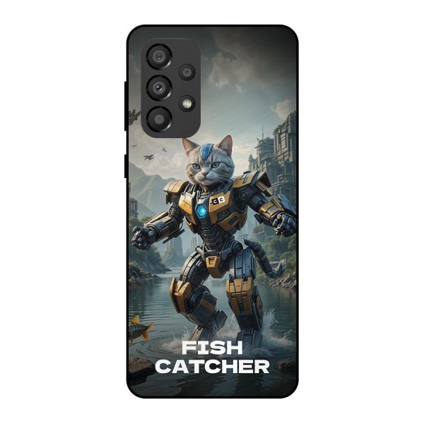 Fish Catcher Metal Back Case for Galaxy A33 5G