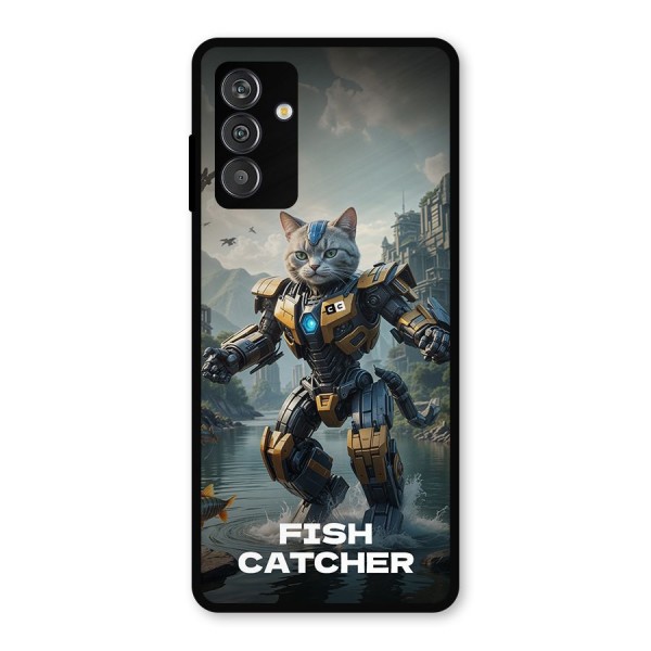 Fish Catcher Metal Back Case for Galaxy F13