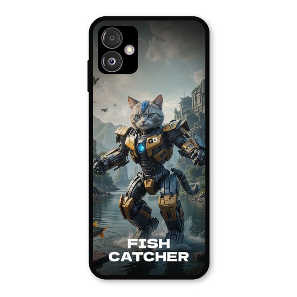 Fish Catcher Metal Back Case for Galaxy F14