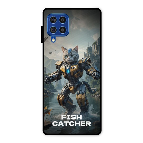 Fish Catcher Metal Back Case for Galaxy F62