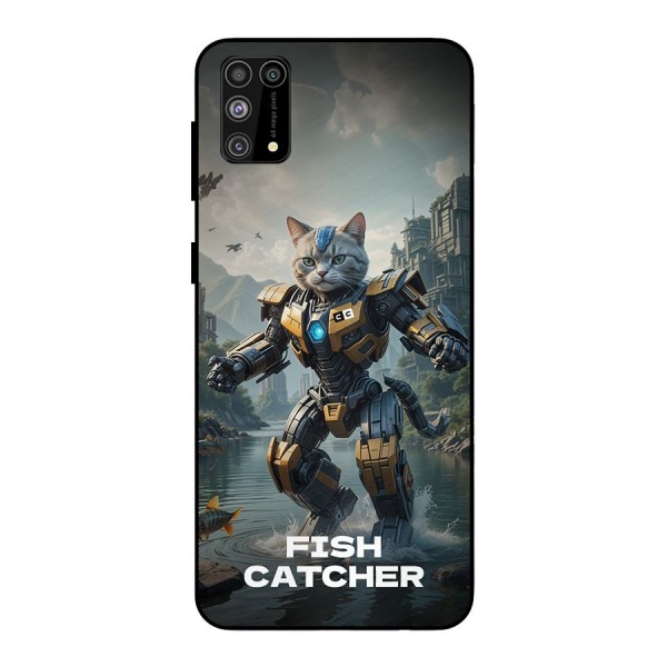 Fish Catcher Metal Back Case for Galaxy M31