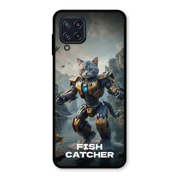 Fish Catcher Metal Back Case for Galaxy M32