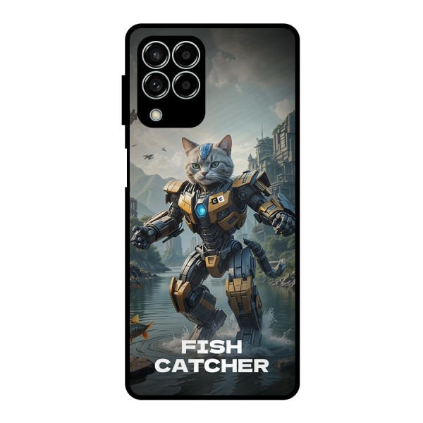 Fish Catcher Metal Back Case for Galaxy M33