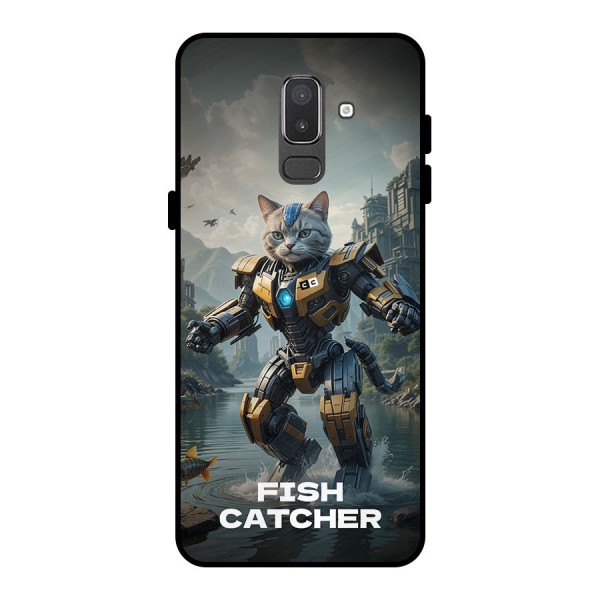 Fish Catcher Metal Back Case for Galaxy On8 (2018)