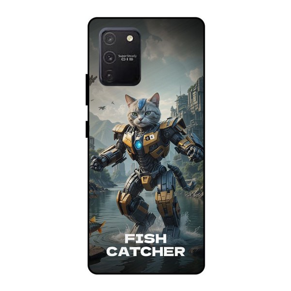 Fish Catcher Metal Back Case for Galaxy S10 Lite