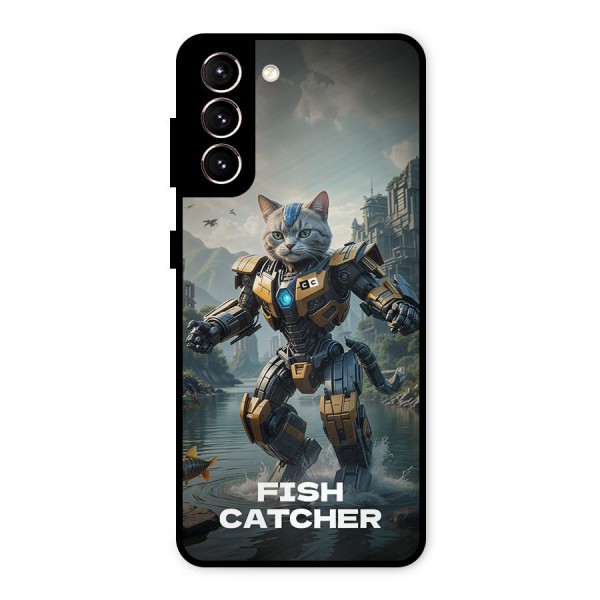Fish Catcher Metal Back Case for Galaxy S21 5G