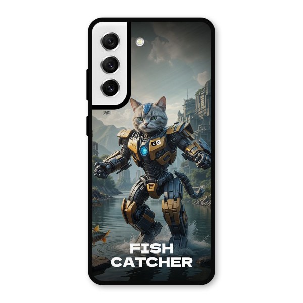 Fish Catcher Metal Back Case for Galaxy S21 FE 5G