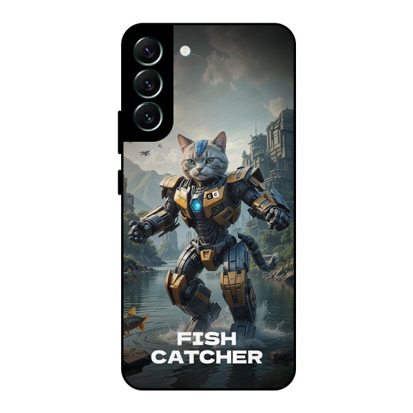 Fish Catcher Metal Back Case for Galaxy S22 Plus 5G