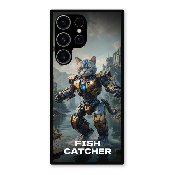 Fish Catcher Metal Back Case for Galaxy S23 Ultra